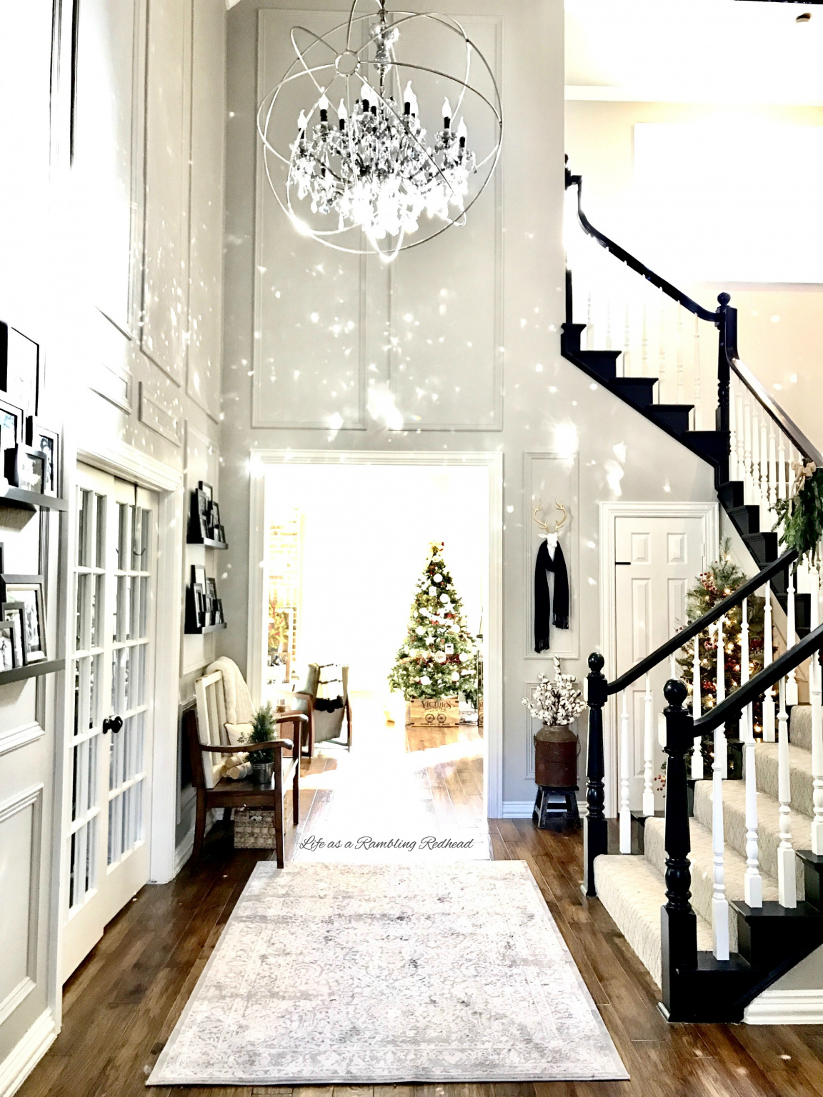 My Renovated Rustic Farmhouse Holiday Home Tour And Christmas Card ...
