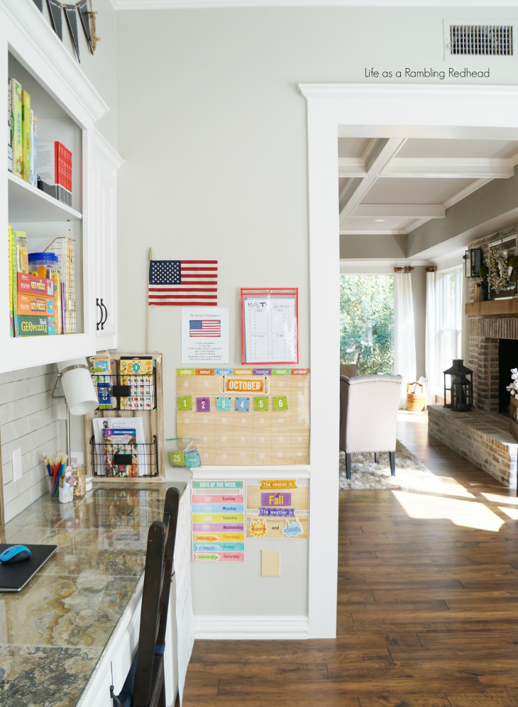 Dreamy natural lit kid's school room tour! So simple and charming! (Life as a Rambling Redhead)