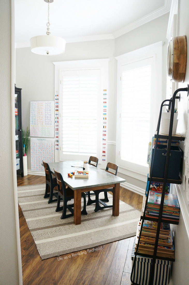 STUNNING kids school room TOUR! Natural lighting to die for! (Life as a Rambling Redhead)