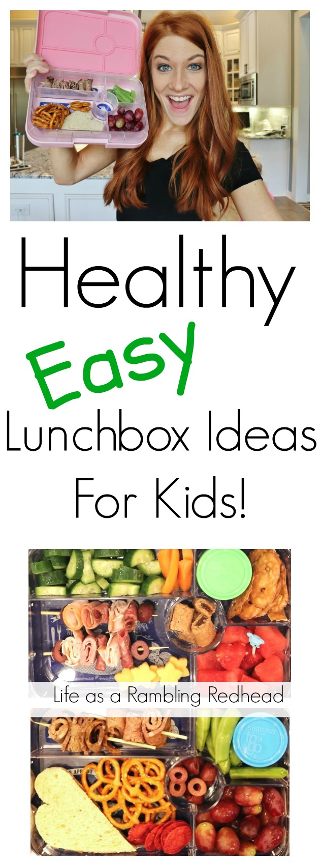 Healthy Easy Lunchbox Ideas For Kids! (Life as a Rambling Redhead)