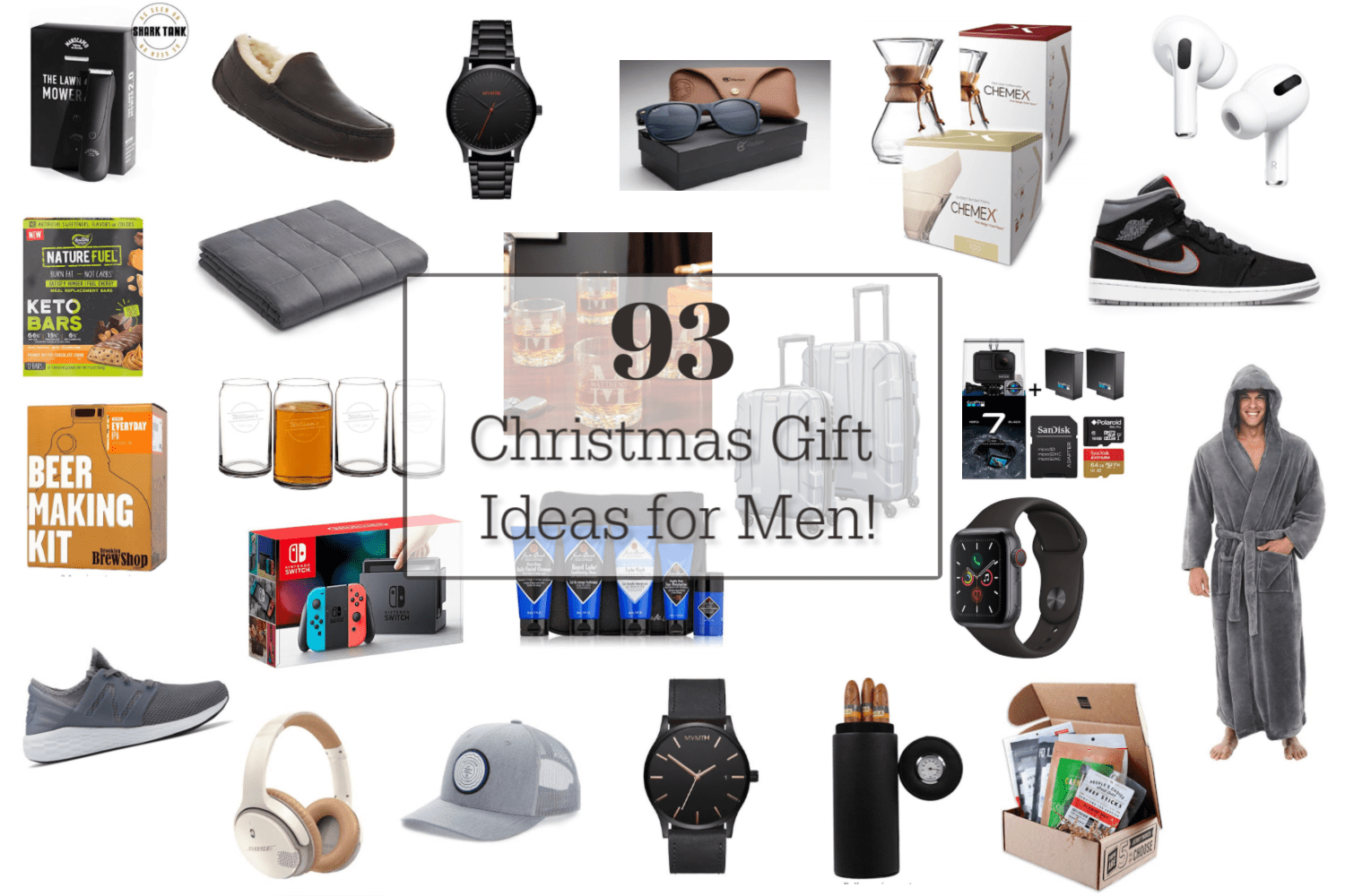 93 Christmas Gift Ideas for Men. The Ultimate Men's Gift Guide!