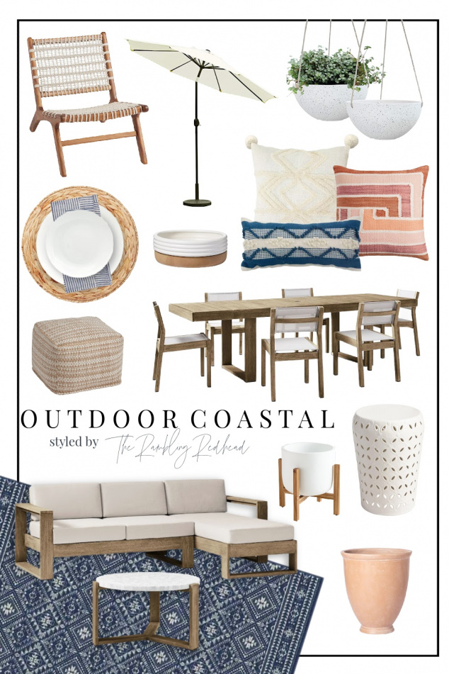 Cute Outdoor Patios Styled Four Different Ways! | The Rambling Redhead